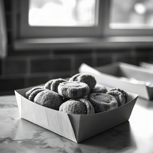 A box of fresh pastries